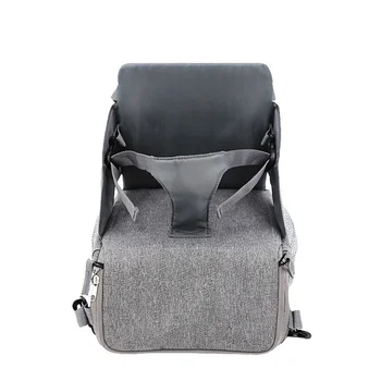 Многофункционален голям капацитет рамене стол за хранене мама чанта бебе навън преносим седнал стол пелена чанта пътуване чанта Изображение