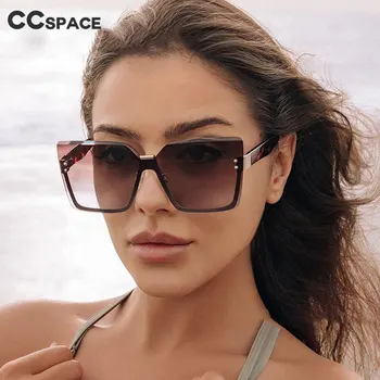 56486 Половин рамка метални слънчеви очила на европейски и американски стил мода анти UV тънки очила за жени Изображение