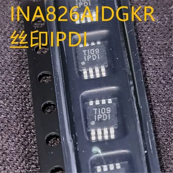 Нови и оригинални 10pieces INA826 INA826AIDGK INA826AIDGKR IPDI MSOP8 Изображение
