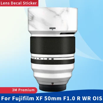 За Fujifilm XF 50mm F1.0 R WR OIS Обектив на камерата Кожа против надраскване Защитен филм Стикер за протектор за тяло XF50 1.0 Изображение