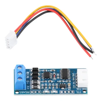 Сериен комуникационен модул с кабел 485 към TTL едночипов сериен порт конвертор 3.3V 5V RXD TXD индикатор за Arduino Изображение