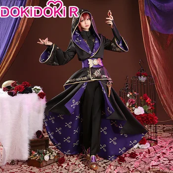 В НАЛИЧНОСТ Загадка/Malleus/Idia/Lilia/Floyd/Jade косплей игра DokiDoki-R костюм наметало униформа Хелоуин костюми косплей плюс размер Изображение