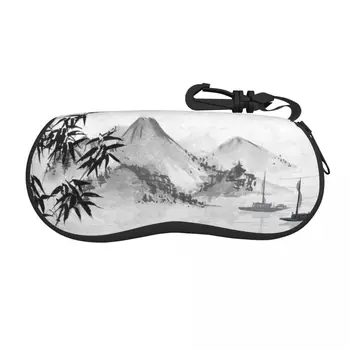 очила чанта защитен калъф рибарска лодка с планини жени мъже слънчеви очила случай кутия четене очила кутия аксесоари Изображение