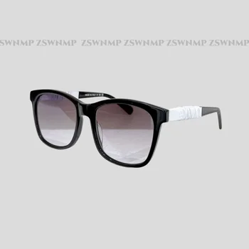 2023 Нова модерна мода дамски слънчеви очила елегантен дизайнер класически квадратни очила за женски луксозни реколта UV400 очила Изображение