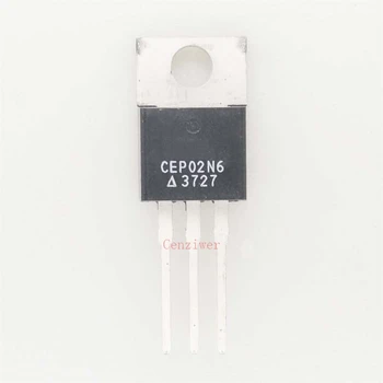 CEP02N6 TO-220 Директно вмъкване 2N60 MOS полеви транзистор N-канал 2A 600V чисто нов оригинален Изображение