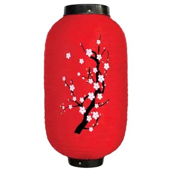 Хартиени фенери Японски сливови декорации Парти висящи висулка плат декоративни Изображение