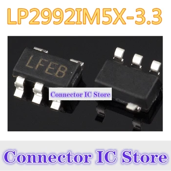 10pcs Оригинален оригинален LP2992IM5X-3.3 копринен екран LFEB LP2992IM5-3.3 SOT23-5 регулатор на напрежението Изображение
