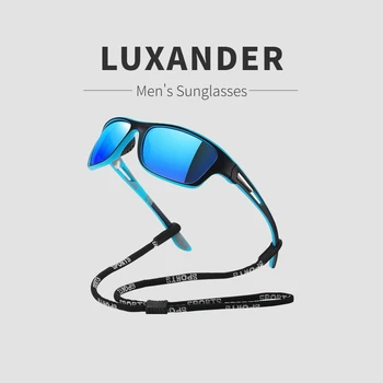 LUXANDER Нови модни спортни поляризирани слънчеви очила за мъже и жени Слънчеви очила за колоездене с ремък Gafas De Sol Hombre Изображение