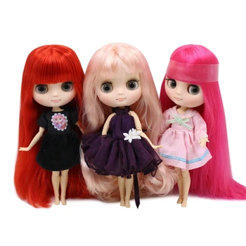 ICY DBS Blyth Middie doll No.4 Pink Series коса Матова кожа 20cm 1/8 BJD жест с ръка като подарък Neo Изображение