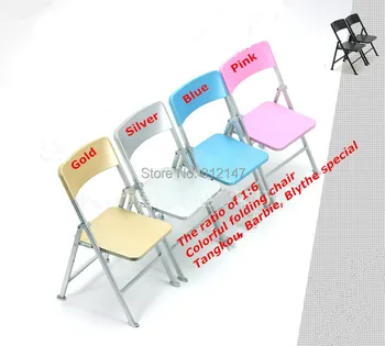 цветен сгъваем стол (подходящ за 1/6 кукла, tang kou, blyth) Изображение
