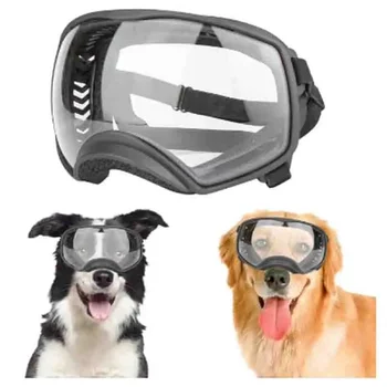 Кучешки очила Голяма порода UV защита Куче Външни слънчеви очила за големи кучета Прозрачни очила Защита на очите за средно куче Изображение