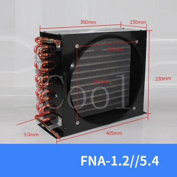 Keweili кондензатор FNA-1.5/5.4 фризер кутия радиатор изпарител вятърна вода охлаждане топлообменник Изображение
