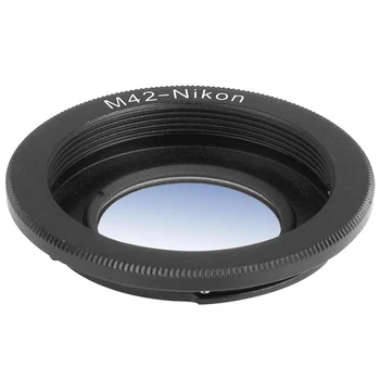 M42 42mm адаптер за монтиране на обектив към Nikon D3100 D3000 D5000 Infinity focus DC305 Изображение