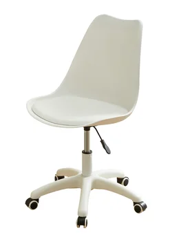 Превръзка компютър стол, удобен и регулируем въртящ се стол, офис, писане, проучване, домакински стол Изображение