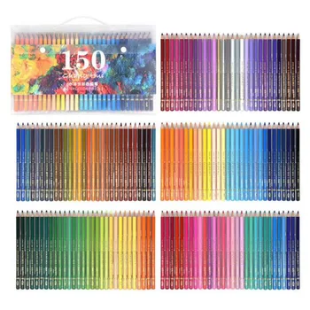 48-180 Цветен водоразтворим цветен оловен комплект 3.0mm мека оловна сърцевина Специализирани художествени консумативи за ентусиасти за рисуване Цветни моливи Изображение