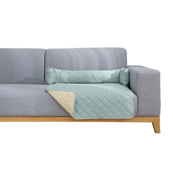 Водоустойчив плътен цвят Pet диван покритие възглавница екологичен легло спални постелки за големи куче диван гнездо протектор доставки Изображение