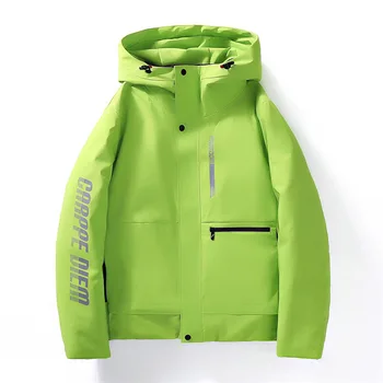 Skijacke Outdoor Shell Jacket Three in One Removable Down Jacket Three-Layer Adhesive Waterproof Snowboarding Jackets Изображение