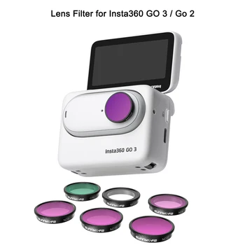 Филтър за обектива на камерата за Insta360 GO 3 / Go 2 Thumb Action Camera ND4/8/16/3ND NDPL CPL MCUV филтър комплект спортни аксесоари за фотоапарати Изображение
