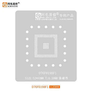 Костюм за AMAOE D76F0198F1 засаждане калай мрежа /D76F0198F1/ автомобилни IC/ режеща плоча чип / стоманена мрежа Изображение