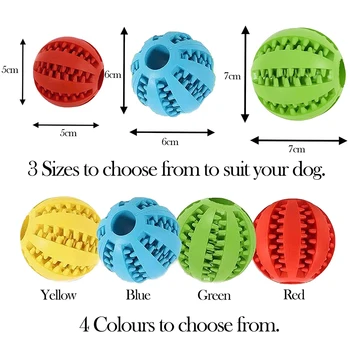 Играчка куче каучук пропускливи топка кученце смешно домашен любимец големи зъби ноотропни гризат устойчиви кътници почистващи продукти Изображение