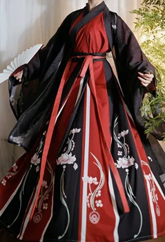 За двойки ориенталски танци мъже и жени китайски древен ханфу комплекти косплей облекло за мъже и жени възрастни Хелоуин костюми Изображение