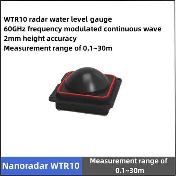 Nanoradar WTR10 60GHz радарен сензор за нивото на водата с висока точност за реки, езера, приливи и отливи, резервоари Изображение