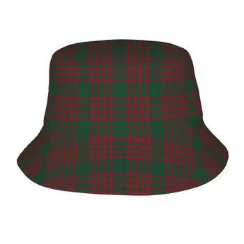 Коледна карирана карирана шапка за кофа за тийнейджър призвание слънчеви шапки Модерен пакет за ваканция Рибарски шапки Ирландска шапка Изображение