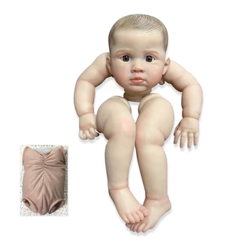 NPK 24inch завършен прероден размер кукла вече боядисани комплекти много реалистично бебе с много детайли Вените като същата като картината Изображение
