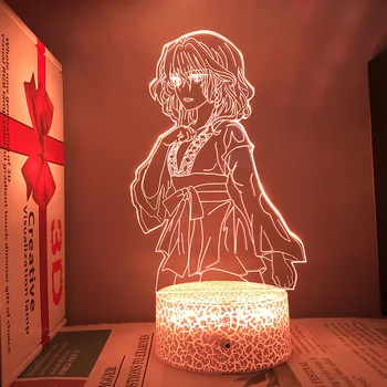 Yona Of The Dawn Night Lights ТВ сериал Akatsuki no Yona фигура Led лампа спалня нощно легло Deocr празник подарък Изображение