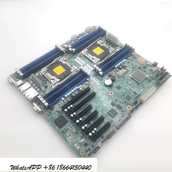 Dual X99 сървърна дънна платка, C612 чип E-ATX 2680v4 поддържа независимо стартиране на NVME Изображение