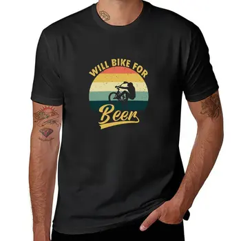 New Will Bike за бира тениска аниме тениска Къса тениска пот риза kawaii дрехи тежко тегло тениски за мъже Изображение