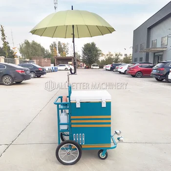 Бързо хранене киоск сладолед камион хот-дог щанд мини преносими закуски магазин мобилни храна количка Изображение