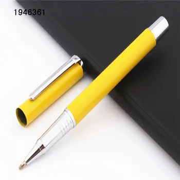 Ученически пособия 801 Жълт цвят Бизнес офис 0.5mm писец Ролер Pen Ново Изображение