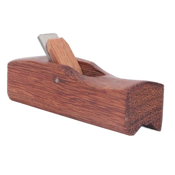 Дървен ръчен ренде Преносим мини блок ръчен самолет за дървообработващ дърводелски инструмент Изображение