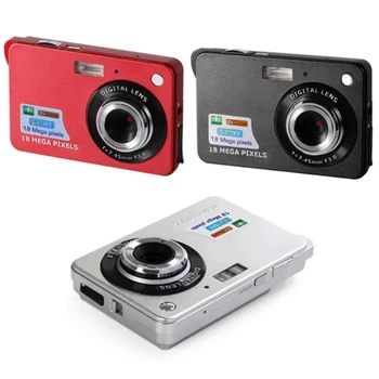 Цифрова мини камера видео видеокамера 18 мегапиксела Професионална камера Zoom Anti-Shake цифров фотоапарат за фотография и видео Изображение