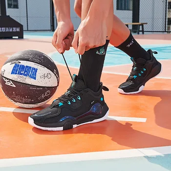 361 Степен мъжки маратонки баскетболни обувки ходене маратонки мъжка възглавница мъжка спортна обувка Кошница висок връх 2021 Изображение