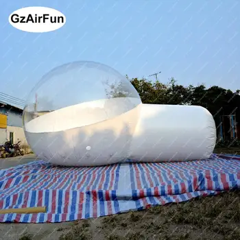 Външна прозрачна балонна палатка Dome House Реклама Иглу прозрачна надуваема палатка Изображение