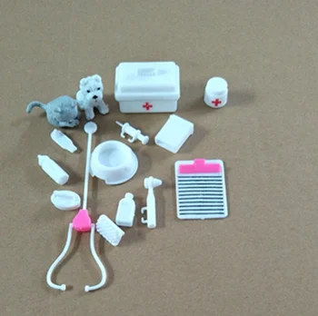 15pcs/set Сладко мини медицинско оборудване Играчки за детски играчки Аксесоари за кукли Изображение
