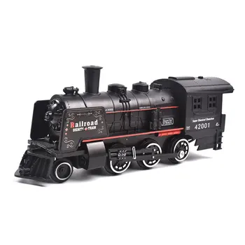 Класически локомотивни аксесоари Градски влакове Железопътни гъвкави коловози Прави модели играчки Изображение
