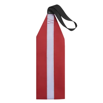 Moocy каяк безопасност флаг кану каяк аксесоари теглене флаг силно видими трайни червени флагове за безопасност със светлоотразителни Изображение