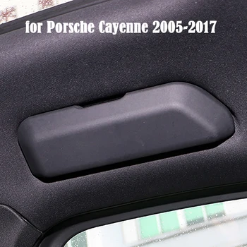 Автомобилни покривни слънчеви очила Организатор Държач Очила Кутия за съхранение на слънчеви стъкла за Porsche Cayenne 2005-2017 Изображение