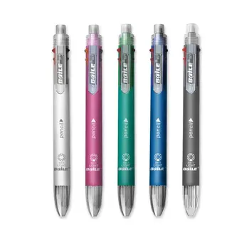 Baile Multi-Functional 6 in 1 Pen 5 цвята 0.7 mm химикалка и механичен молив Изображение