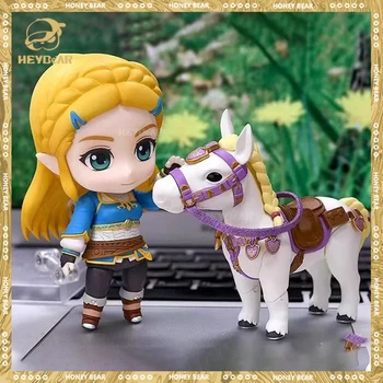 10cm Легендата за Zelda Фигури аниме фигура модел ръчно завърши лицето промяна Pvc статуя кукла колекция декорация играчки Изображение