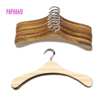  Papabasi 10pcs / партида кукла дървени закачалки за 18inch bjd. sd 1/3 1/4 1/6 BJD кукла аксесоари Изображение