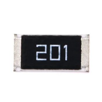 50 бр. 2512 чип резистор 1W 200 ома 200R SMD съпротивление 201 5% DIY комплект Изображение
