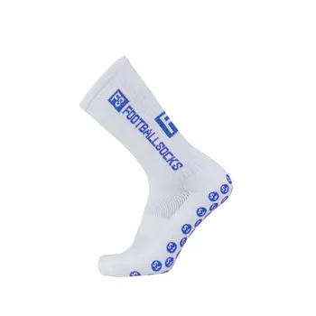 Футболни чорапи Чорапи за бягане Против хлъзгане с гумена подложка за мъже / жени Професионално състезание за обучение Com-ression чорапи 1 чифт Изображение