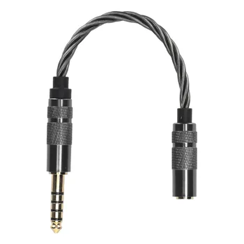 4.4mm балансиран мъжки към 3.5mm стерео женски адаптерен кабел за Lotoo PAW6000 за HIFIMAN R2R2000 за Sony NW-ZX507 DMP-Z1 Изображение