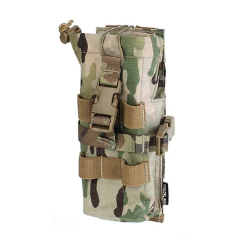 Pew Tactical MOLLE Радио торбичка Walkie Talkies Holder PRC152 MBTR Tilt-Out Camo PT-P020 Изображение